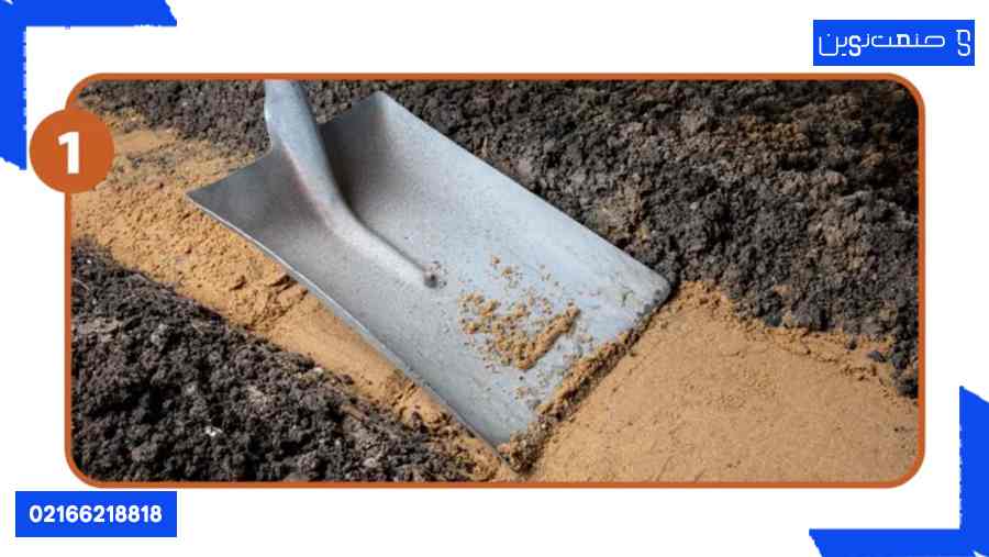حفر کانال برای اجرای گاتر