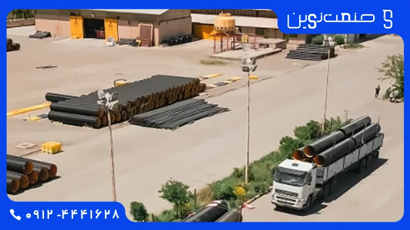 لوله پلیاتیلن تکجداره - محصولات اصلی کارخانه خوشنام خراسان